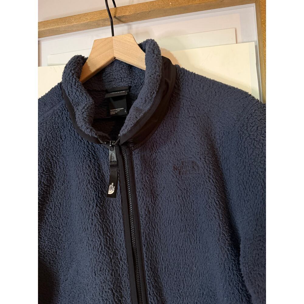 The North Face Dunraven Campshire Fleece Parka navy size large - Picture 3 of 11